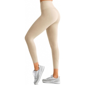 Orolay Resistance Band Leggings for Women High Waisted Workout Leggings(7/8 Length Khaki)
