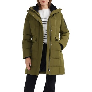 Orolay Women’s Hooded Winter Down Coat Quilted Puffer Jacket(Armygreen)